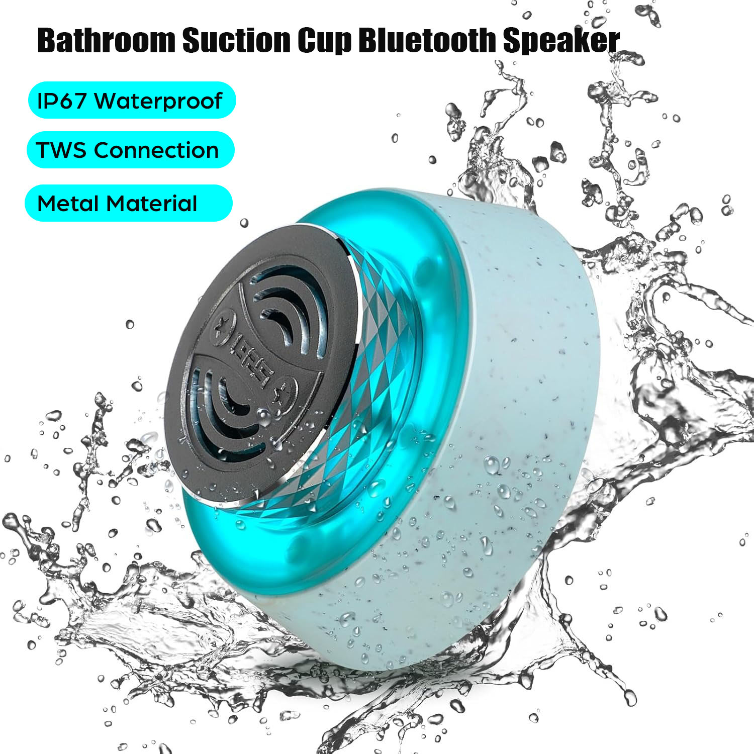 Home Bathroom Called - Mini Bluetooth Speaker Shower Subwoofer Handsfree