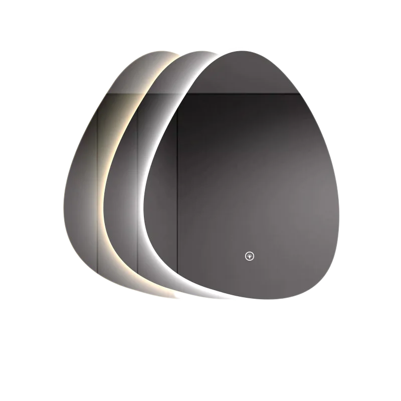 Bathroom Mirror Led - Irregular Shape Smart LED Bathroom Mirror,