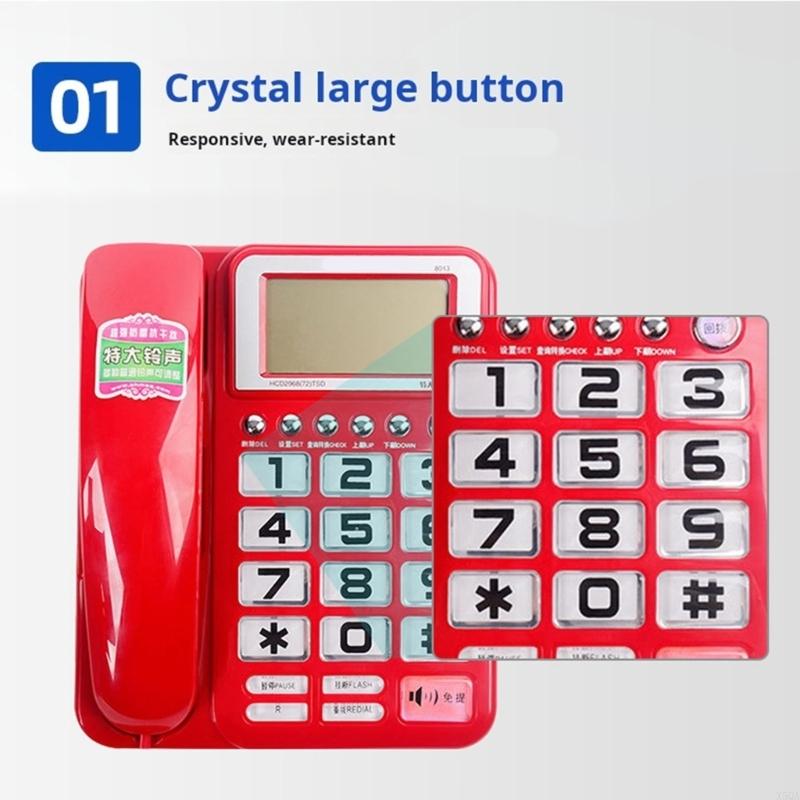 Home Bathroom Called - Corded Landline Phone Big Button Landline