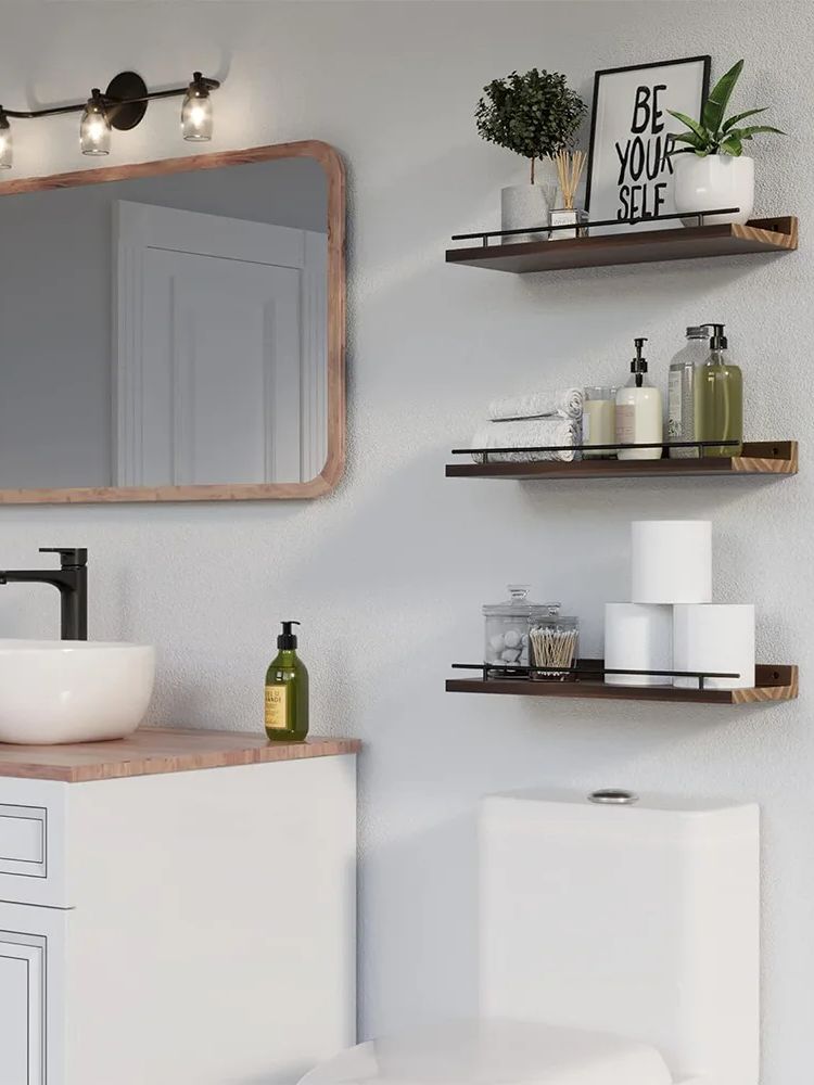 Wooden Storage Rack Bathroom K - огляд і ціна Home Bathroom Shelf