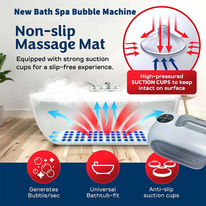 Spa Bubble Bath Massager Porta - огляд і ціна Bathtub Pillow Inflatable