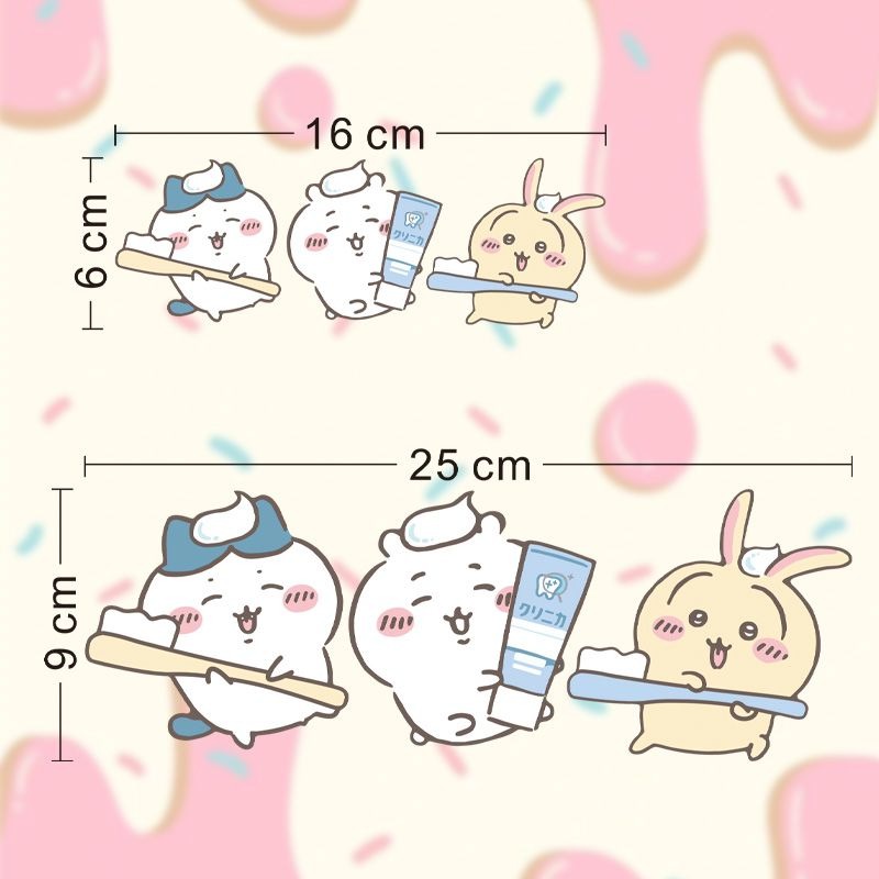 Hot Chiikawa Mirror Stickers S - огляд і ціна Home One Bathroom