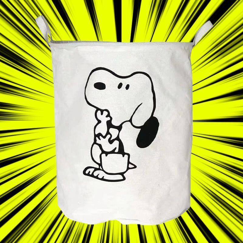 Snoopy Cotton Fabric Laundry H - огляд і ціна Home Edit Bathroom Storage