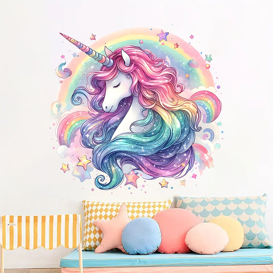 1Pc Charming Unicorn and Rainb - огляд і ціна Home One Bathroom