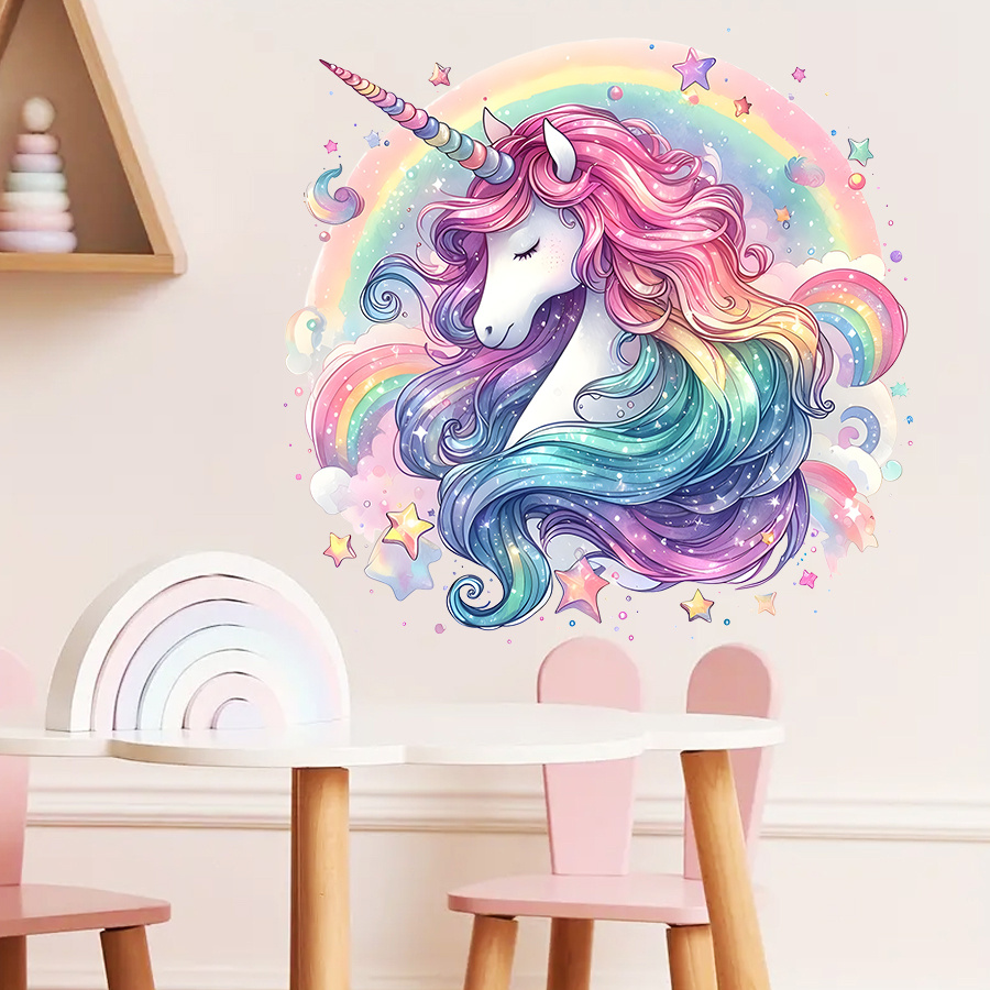 1Pc Charming Unicorn and Rainb - огляд і ціна Home One Bathroom