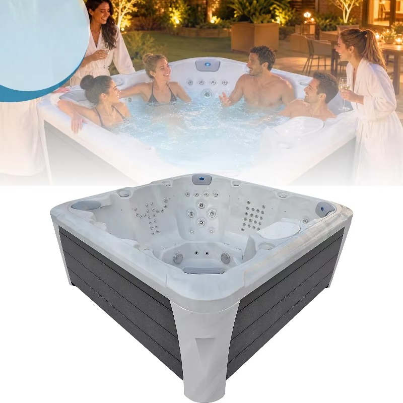 4 Person Outdoor Whirlpool Spa - огляд і ціна Home Bathroom Jacuzzi