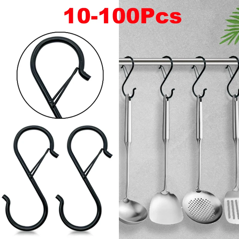 10 /100pcs Metal Hanging Hooks - огляд і ціна Home Bathroom Shelf