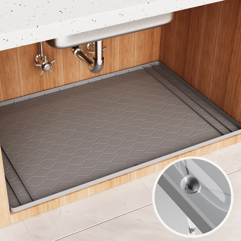 Silicone Under Sink Mat Kitche - огляд і ціна Home Essentials Bathroom Cabinet