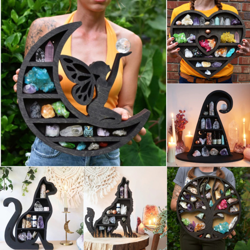New Vintage Witch Hat Crystal  - огляд і ціна Home Bathroom Shelf