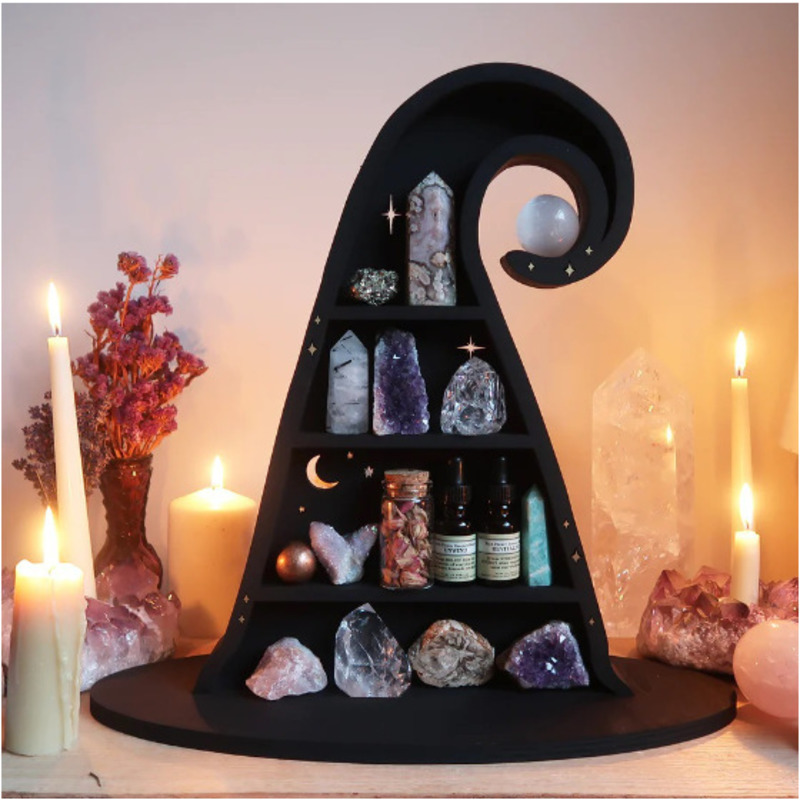 New Vintage Witch Hat Crystal  - огляд і ціна Home Bathroom Shelf
