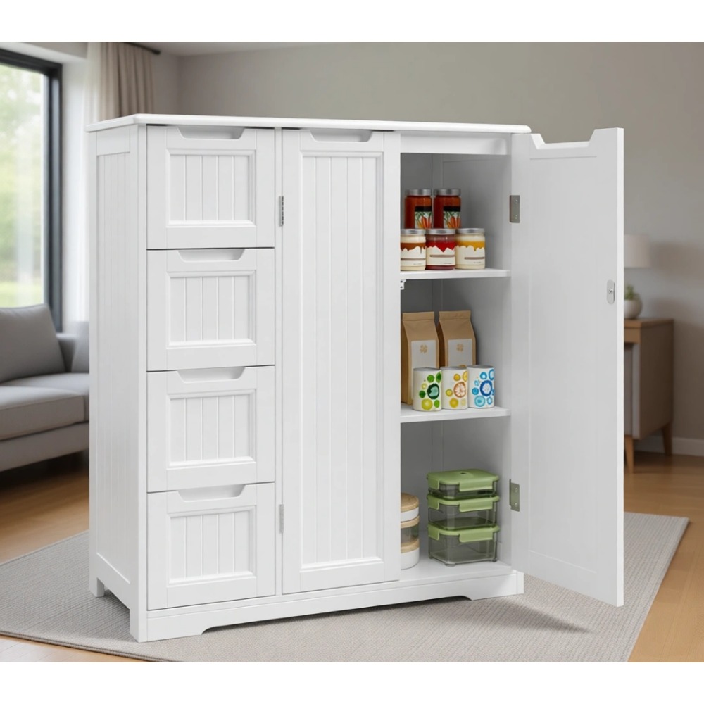 Bathroom Storage Cabinet with  - огляд і ціна Home Essentials Bathroom Cabinet