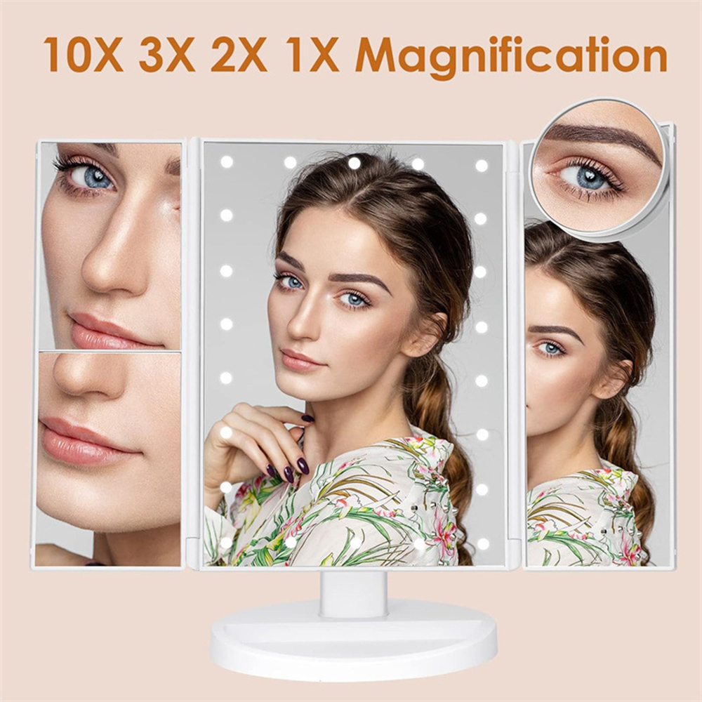 Bathroom Folding Makeup Mirror - огляд і ціна Bathroom Mirror Led