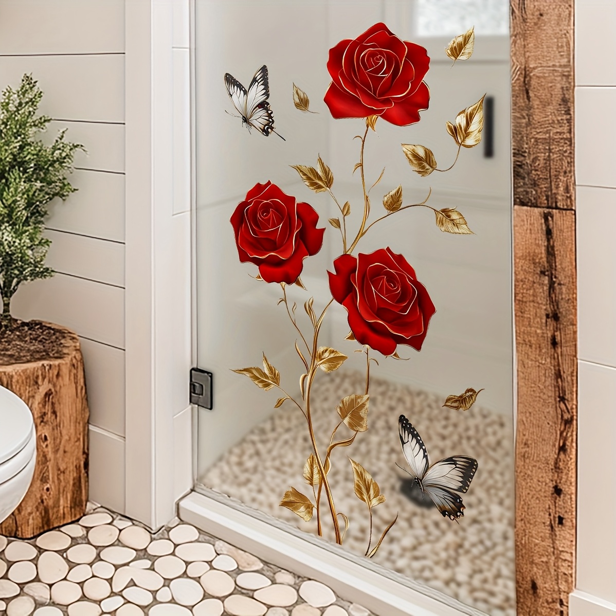 1Pc Charming and Romantic Red  - огляд і ціна Home One Bathroom
