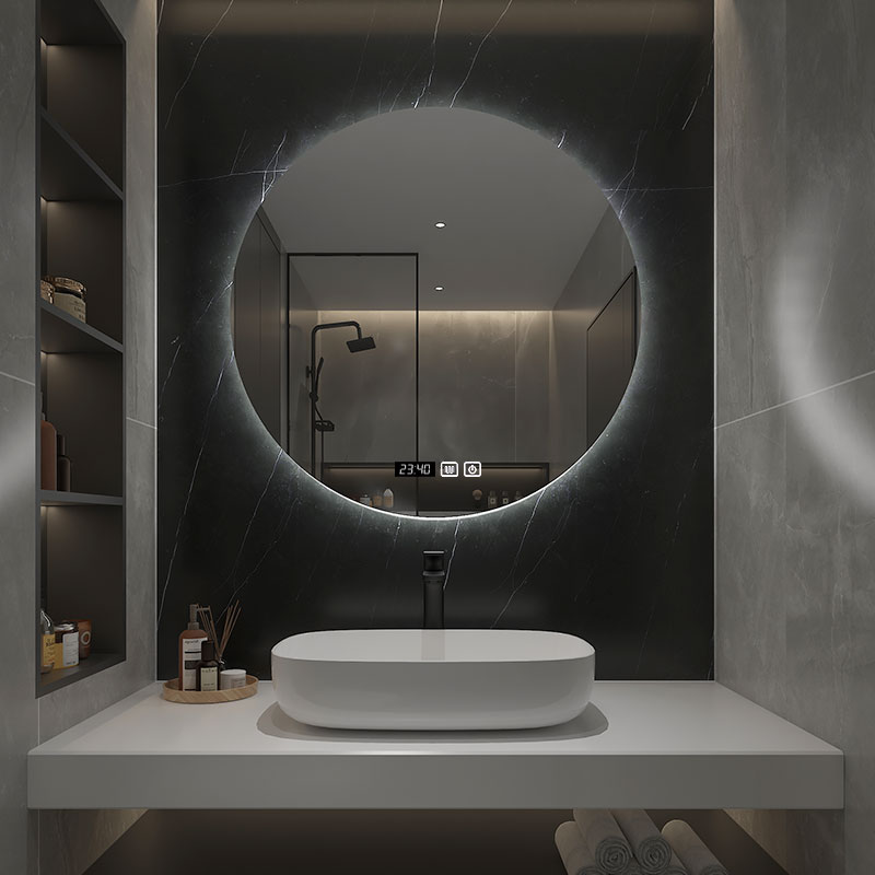 Bathroom Mirror Diameter 70CM  - огляд і ціна Bathroom Mirror Led