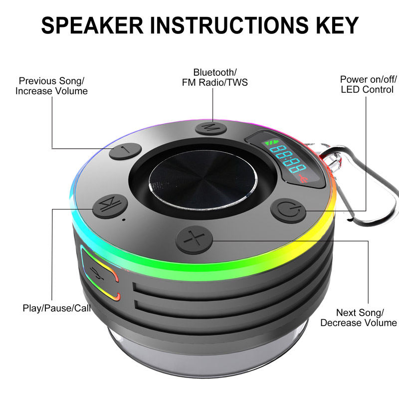 Shower Bluetooth 5.3 Speaker W - огляд і ціна Home Bathroom Called