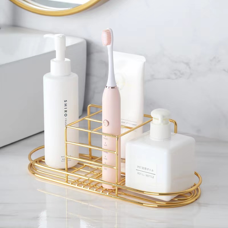 Gold Toothbrush Holder Shelf B - огляд і ціна Home Bathroom Shelf