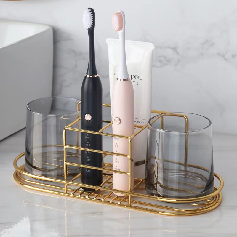 Gold Toothbrush Holder Shelf B - огляд і ціна Home Bathroom Shelf
