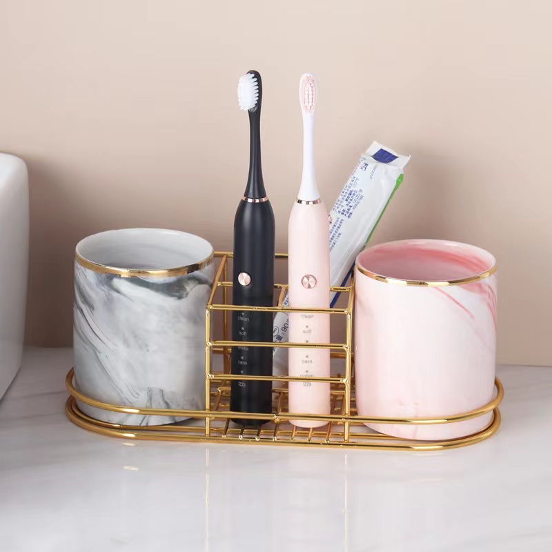 Gold Toothbrush Holder Shelf B - огляд і ціна Home Bathroom Shelf