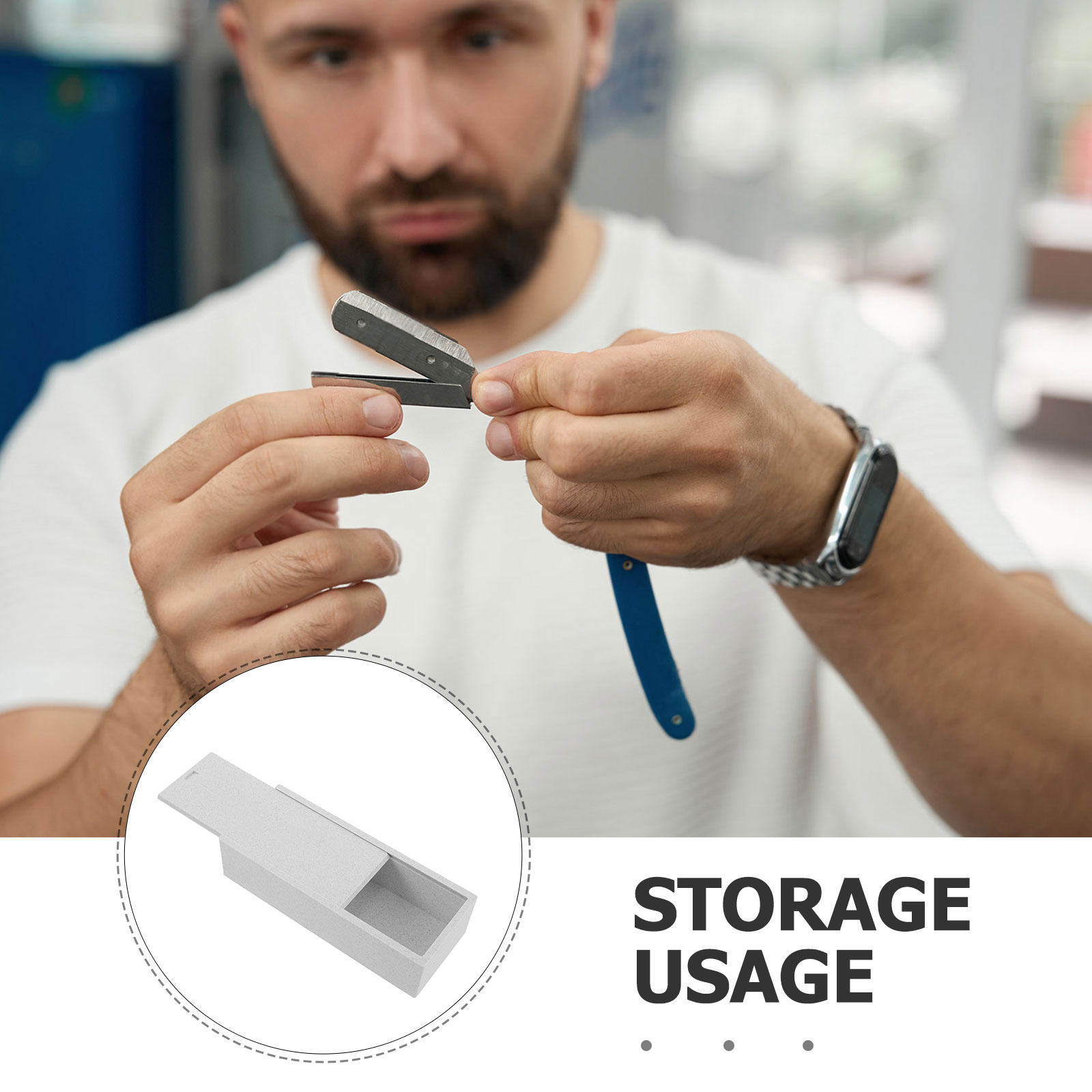 White Double Compartment Blade - огляд і ціна Home One Bathroom