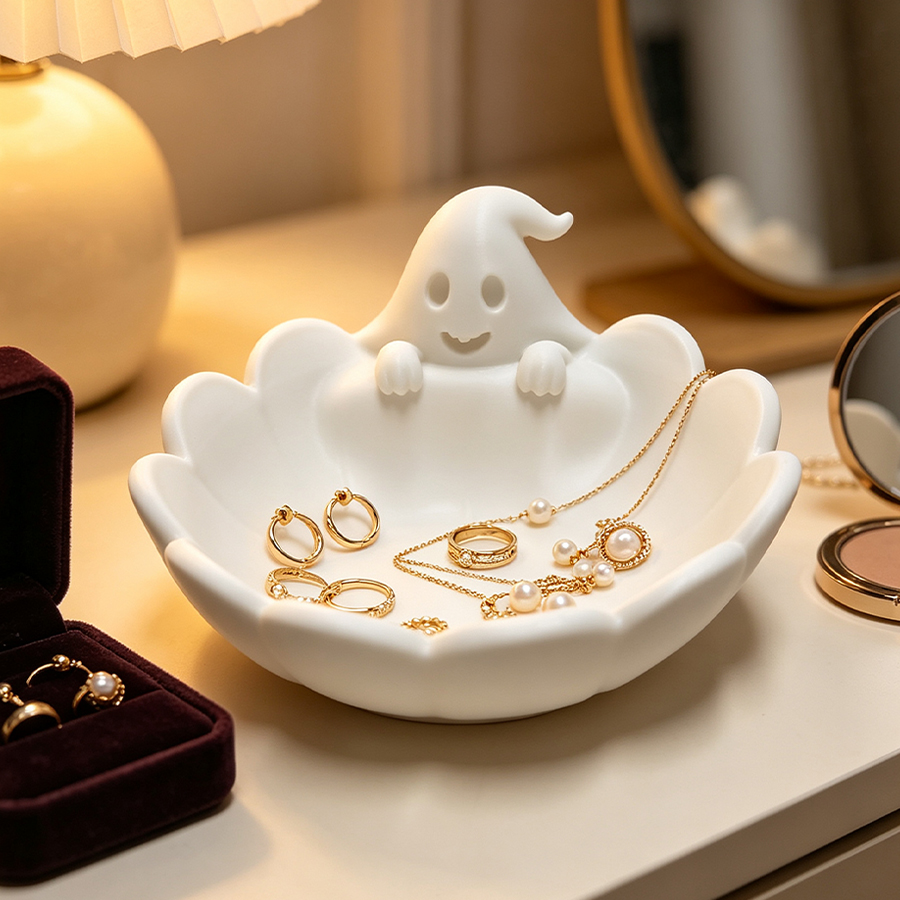 Matte White Soft-Touch Ghost-S - огляд і ціна Home Essentials Bathroom Cabinet