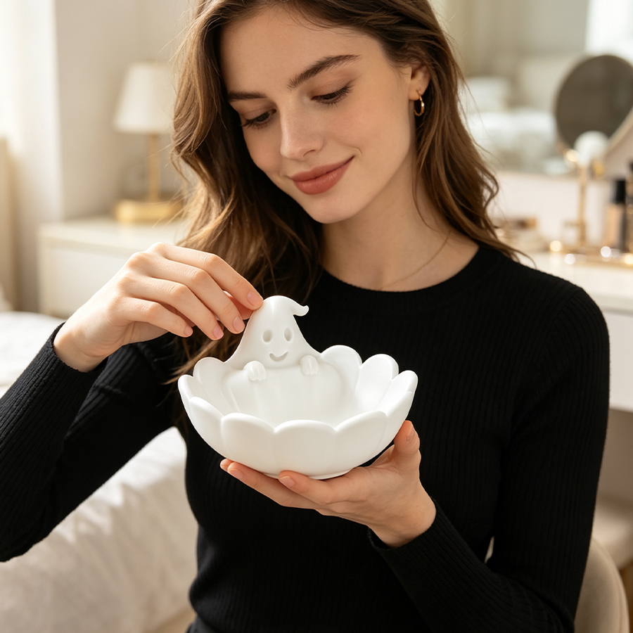 Matte White Soft-Touch Ghost-S - огляд і ціна Home Essentials Bathroom Cabinet