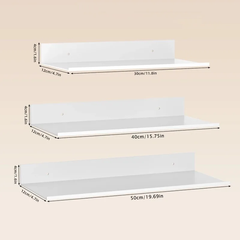 Metal Floating Shelves Wall Mo - огляд і ціна Home Bathroom Shelf