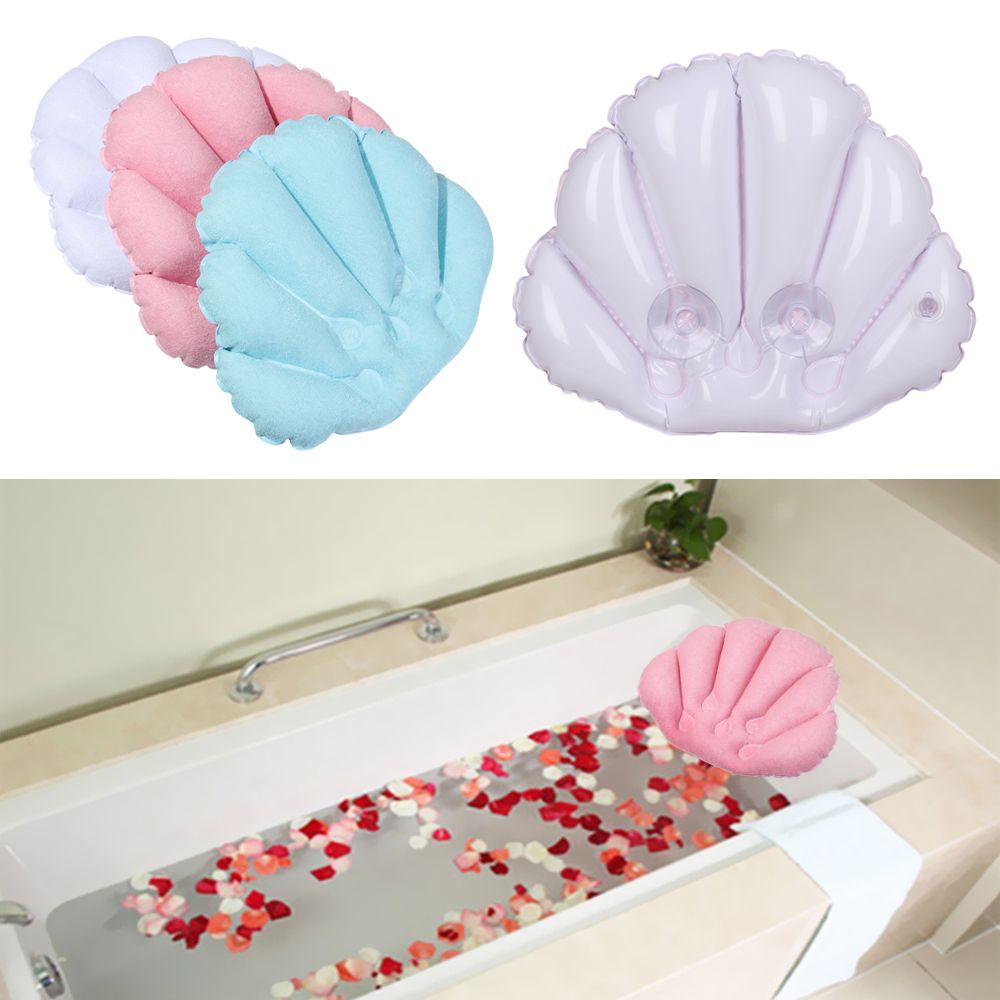 Soft Spa Neck Bath Pillow With - огляд і ціна Bathtub Pillow Inflatable