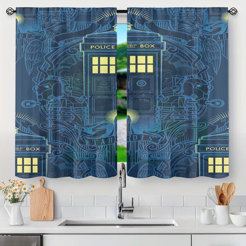 Vintage Blue Graphic Police Ca - огляд і ціна Home Bathroom Called
