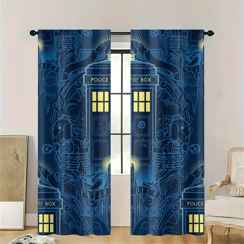 Vintage Blue Graphic Police Ca - огляд і ціна Home Bathroom Called