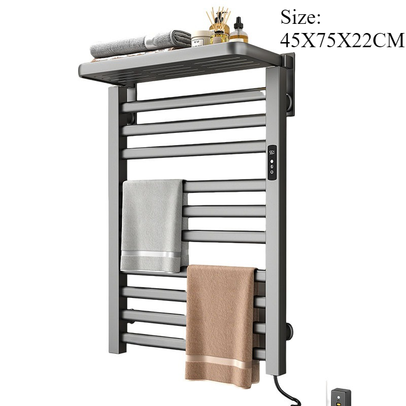 Metal Electric Heat Towel Rail - огляд і ціна Home Bathroom Shelf