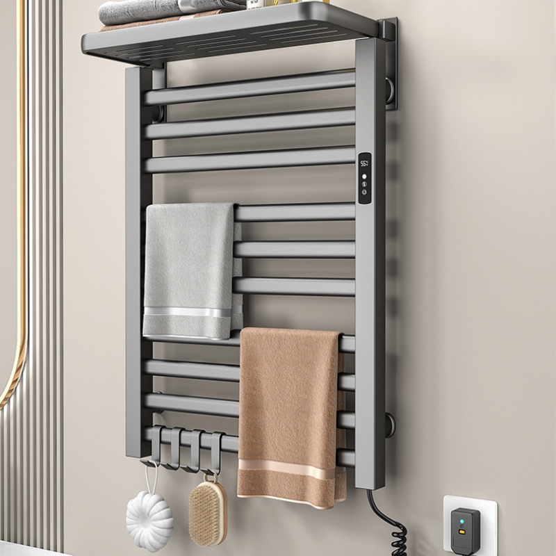 Metal Electric Heat Towel Rail - огляд і ціна Home Bathroom Shelf